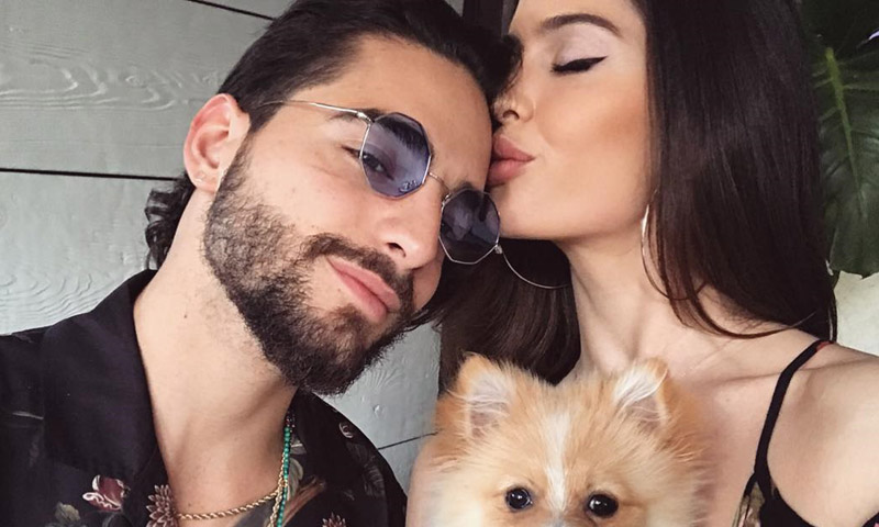 Maluma y Natalia Barulich