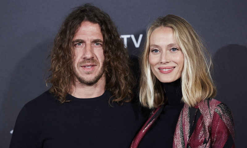 Carles Puyol y Vanesa Lorenzo