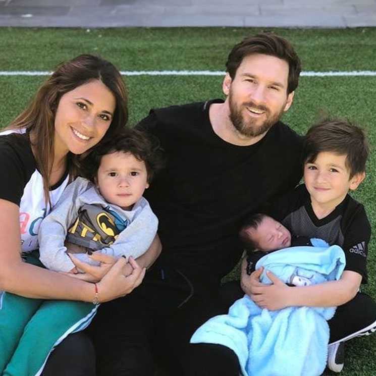 Leo Messi y Antonella Roccuzzo nos muestran por primera vez la carita