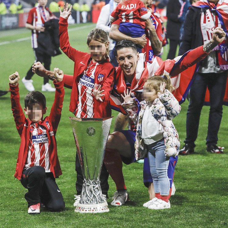 Las fotos más simpáticas de Fernando Torres con sus hijos tras cumplir su sueño