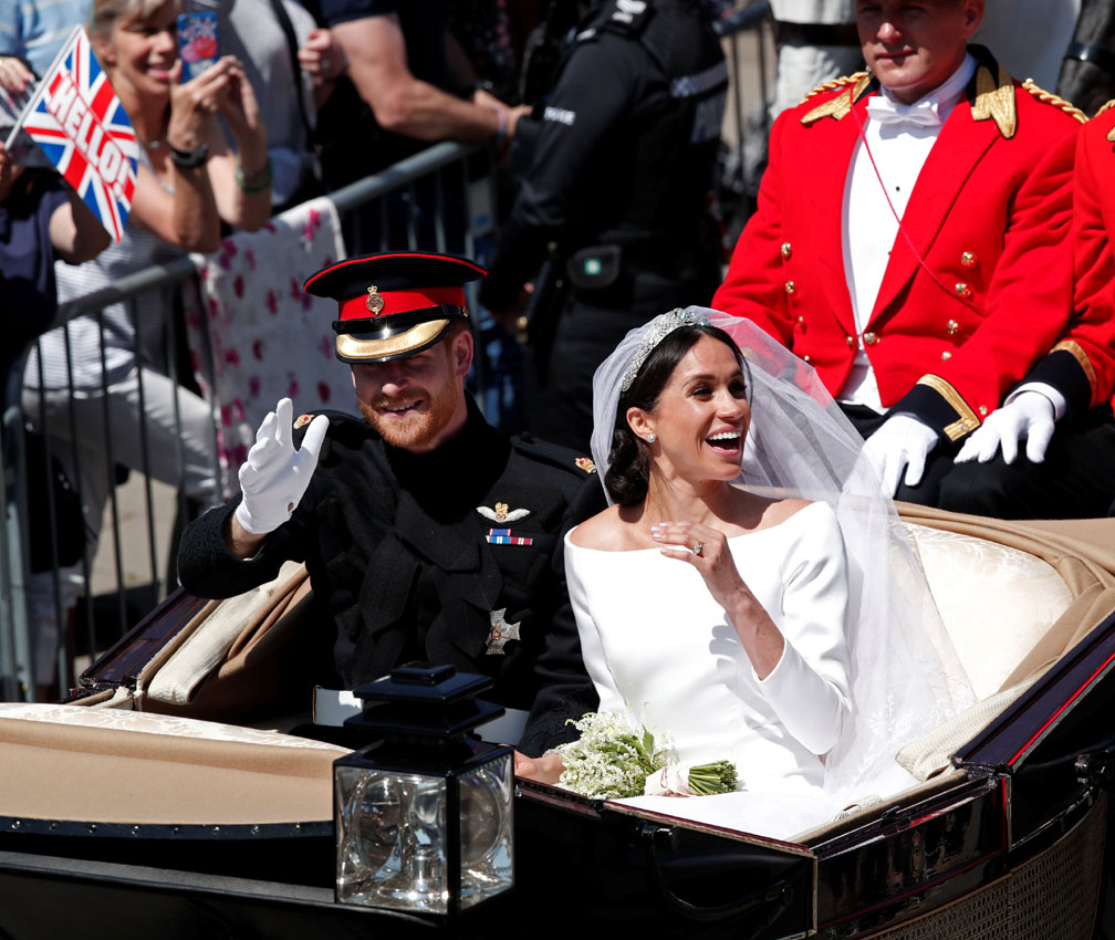 Recorrido de Harry y Meghan tras su boda