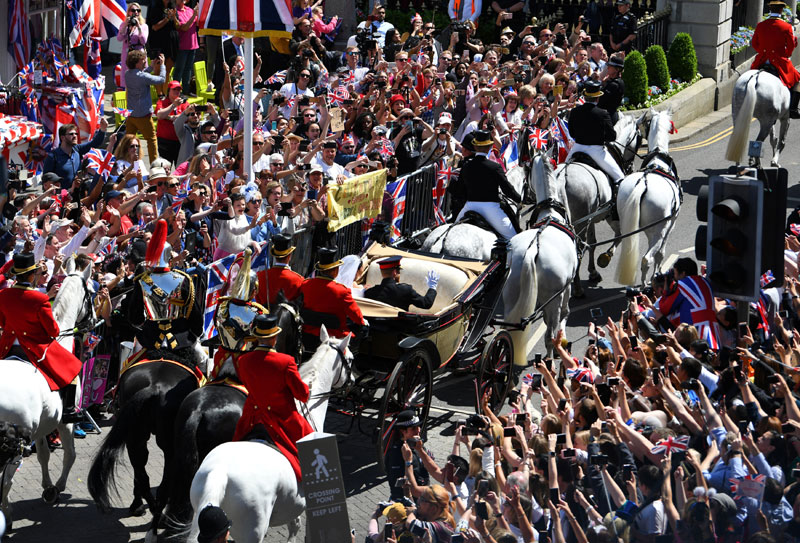 Recorrido de Harry y Meghan tras su boda