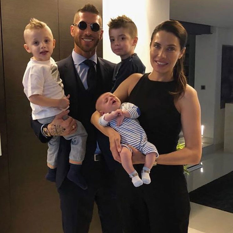 Pilar Rubio y sus hijos, el mejor apoyo de Sergio Ramos antes de la Champions