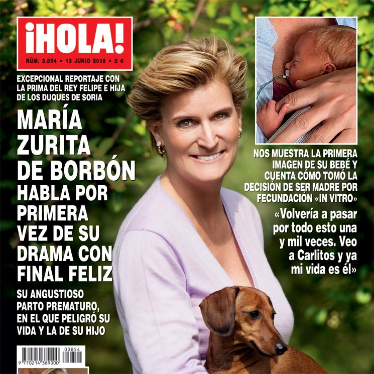 En ¡HOLA!, María Zurita de Borbón habla por primera vez de su drama con final feliz