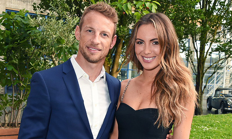 Jenson Button se ha comprometido con la espectacular modelo Brittny Ward