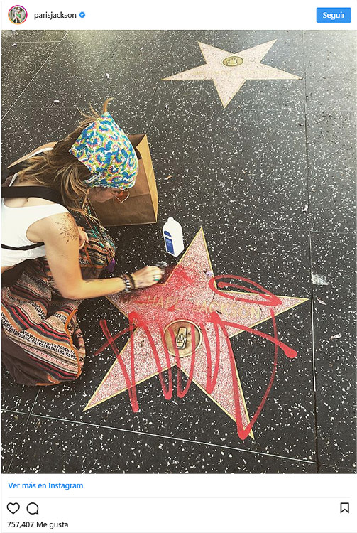 La foto de Paris Jackson de la que todo el mundo habla