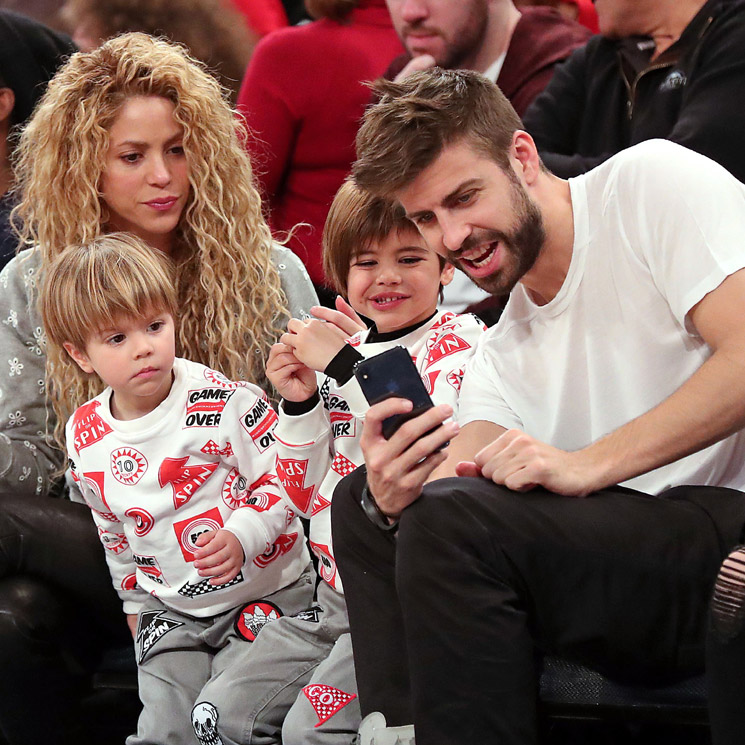 Los hijos de Shakira y Gerard Piqué también apoyan a la selección de Colombia