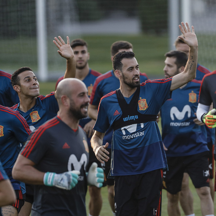 Anna Ortiz, Elena Galera... reunión de WAG´s en los entrenamientos de la selección