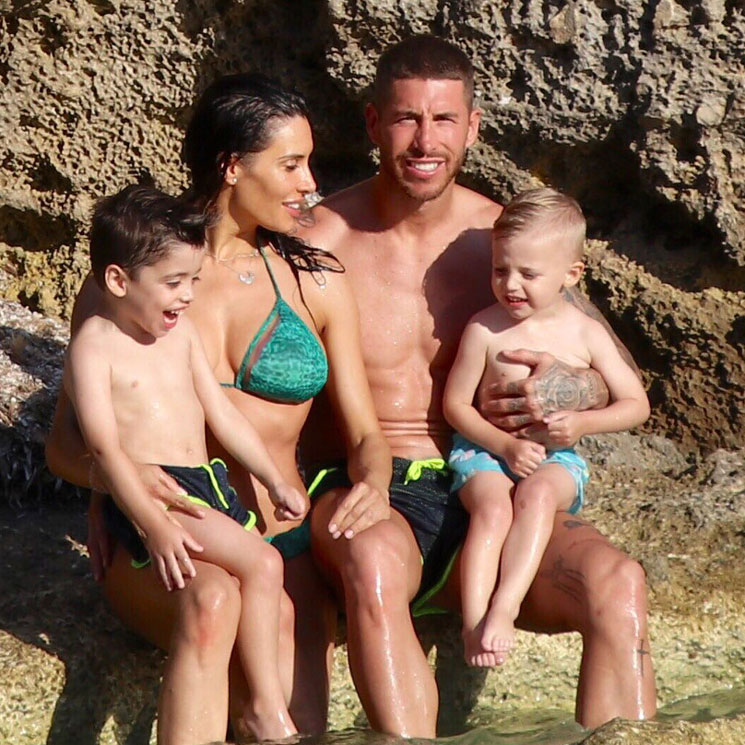 Pilar Rubio y Sergio Ramos, dos cuerpos diez de vacaciones familiares