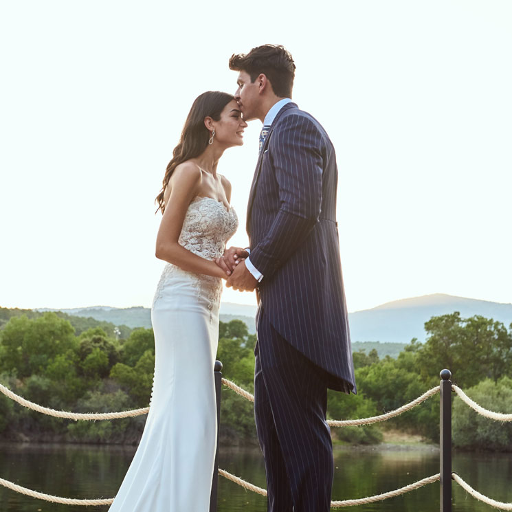 Todos los detalles del vestido de novia que lució Estela Grande en su boda con Diego Matamoros