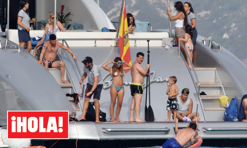 Daniella Semaan, Antonela Roccuzzo y su familia