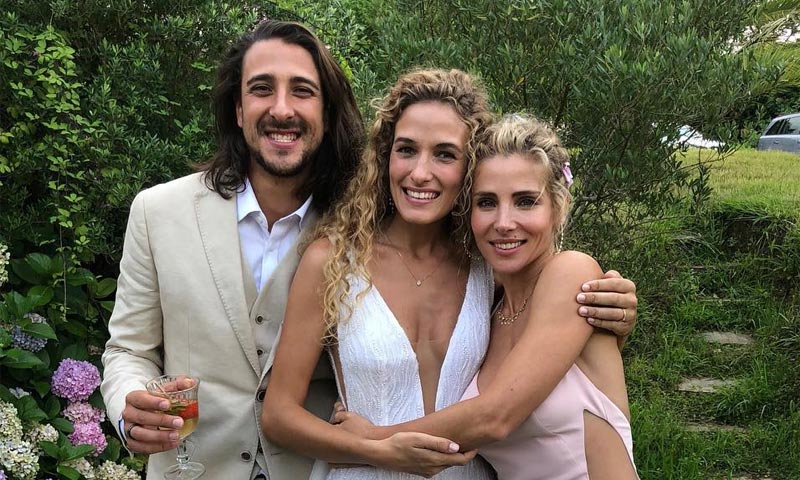 Elsa Pataky en una imagen de la boda de su hermano Cristian