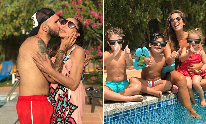 Isabel Pantoja celebra su cumpleaños con una divertida fiesta familiar en la piscina