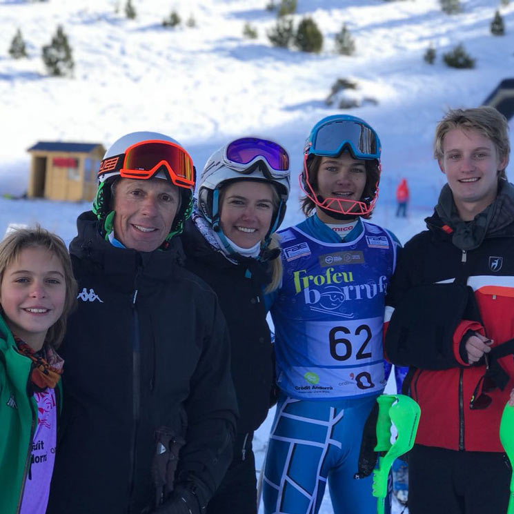 Los hijos de Valeria Mazza triunfan en la nieve: Benicio y Tiziano consiguen un nuevo podio