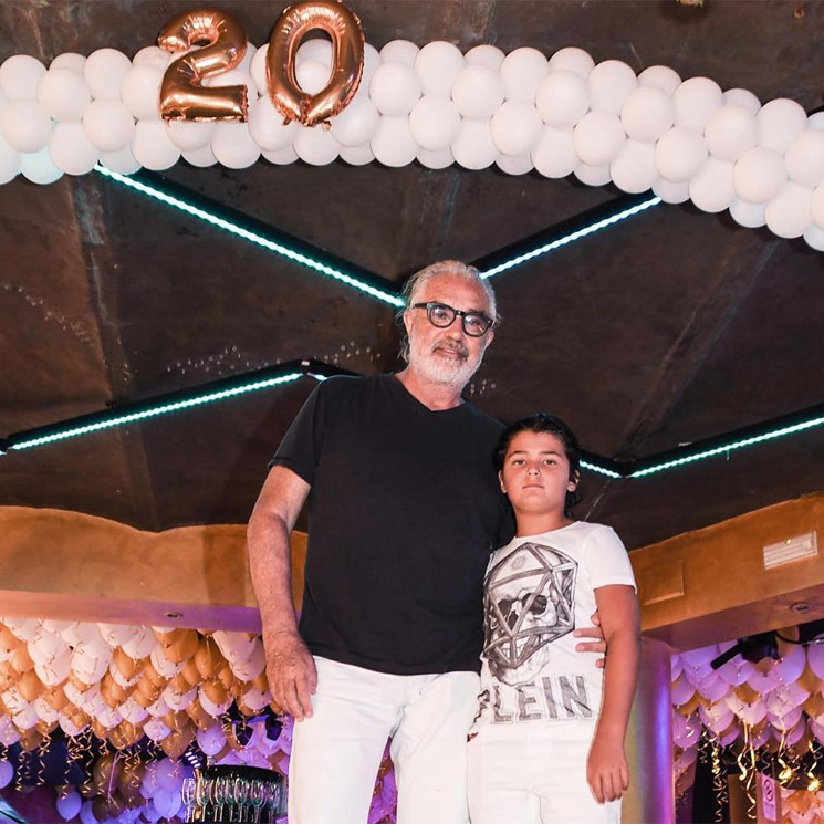 ¡Presente y futuro! Briatore presenta a su heredero en una gran fiesta