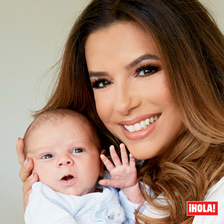 EXCLUSIVA en ¡HOLA!: Eva Longoria nos recibe en su casa de Los Ángeles para presentarnos a su primer hijo