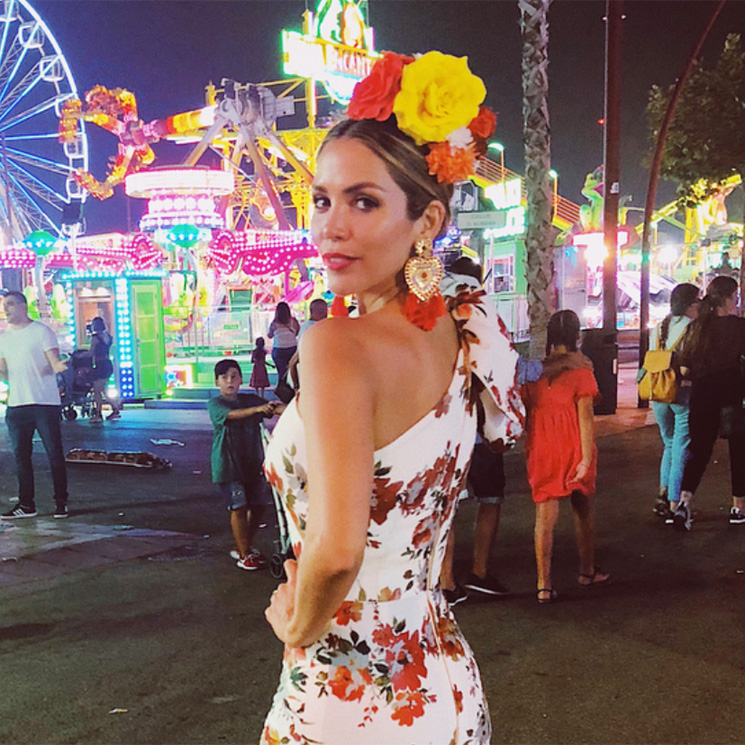 Rosanna Zanetti pasea con arte por la feria de Almeria sin David Bisbal