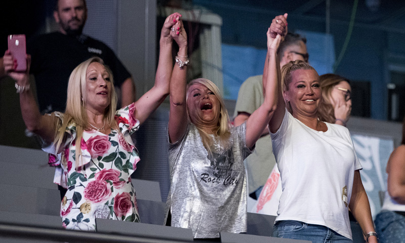 Belén Esteban en el concierto de Maluma