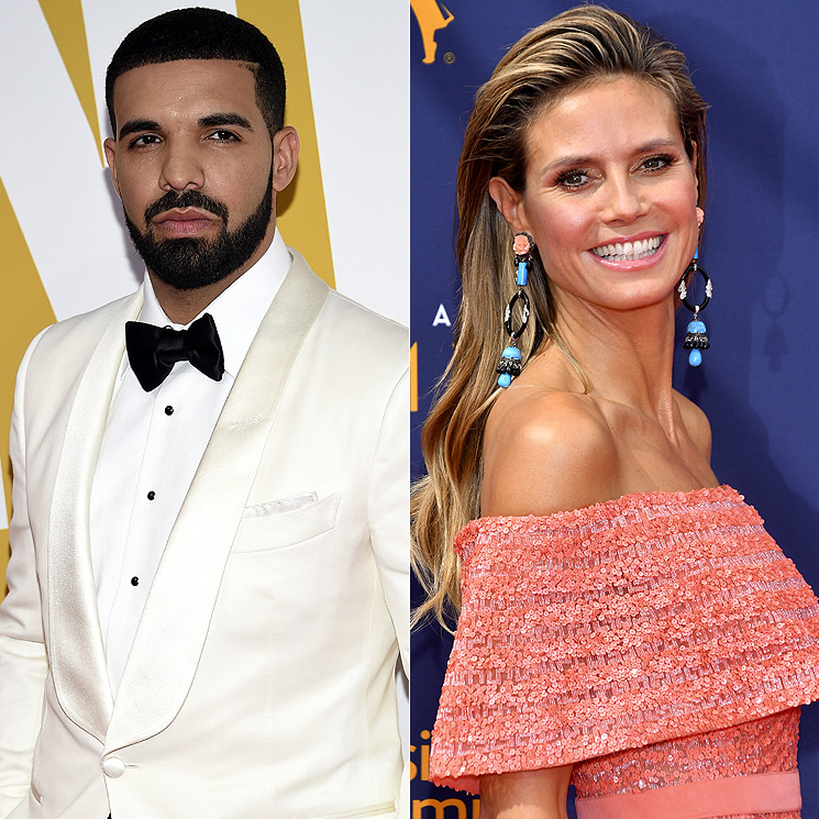 Drake le pidió salir a Heidi Klum por SMS y ella... le ignoró