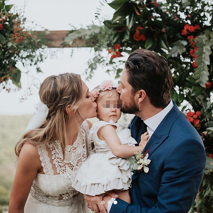 Su hija Chloe, la otra protagonista de la boda de Manuel Carrasco y Almudena Navalón