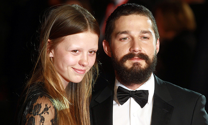 Shia LaBeouf y Mia Goth se divorcian tras dos años de matrimonio