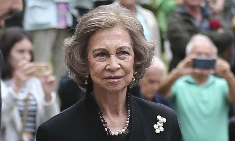 La reina Sofía en el funeral de Montserrat Caballé