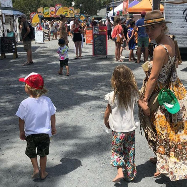 Elsa Pataky disfruta con sus hijos de un plan 'typical spanish' en Australia