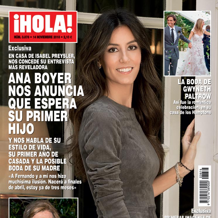 Exclusiva en ¡HOLA!: Ana Boyer, en su entrevista más reveladora, nos anuncia que espera su primer hijo