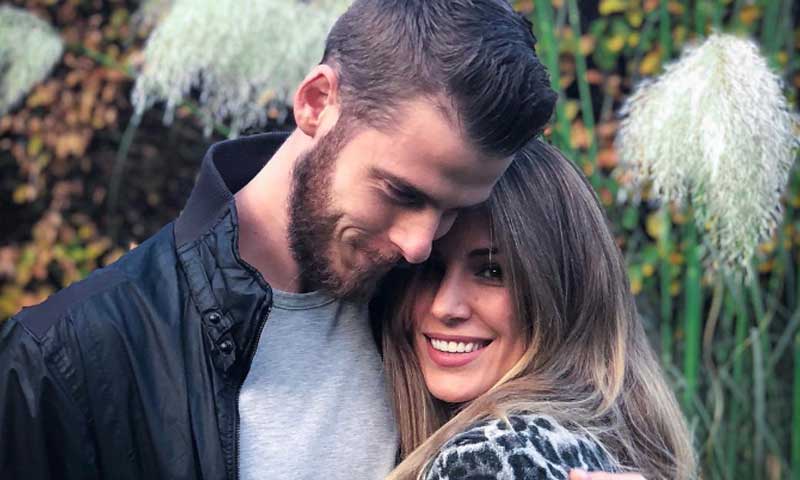 Edurne y David de Gea