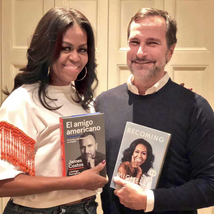 Michelle Obama y James Costos, dos buenos amigos en plena promoción de sus últimos trabajos