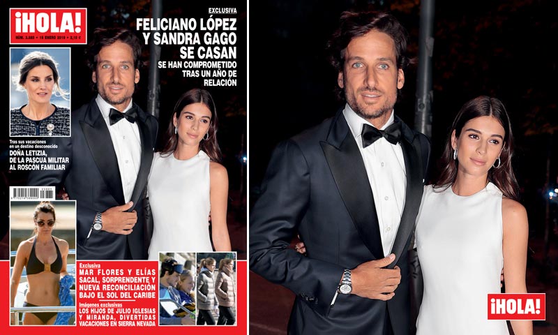 Exclusiva en ¡HOLA!, Feliciano López y Sandra Gago se casan