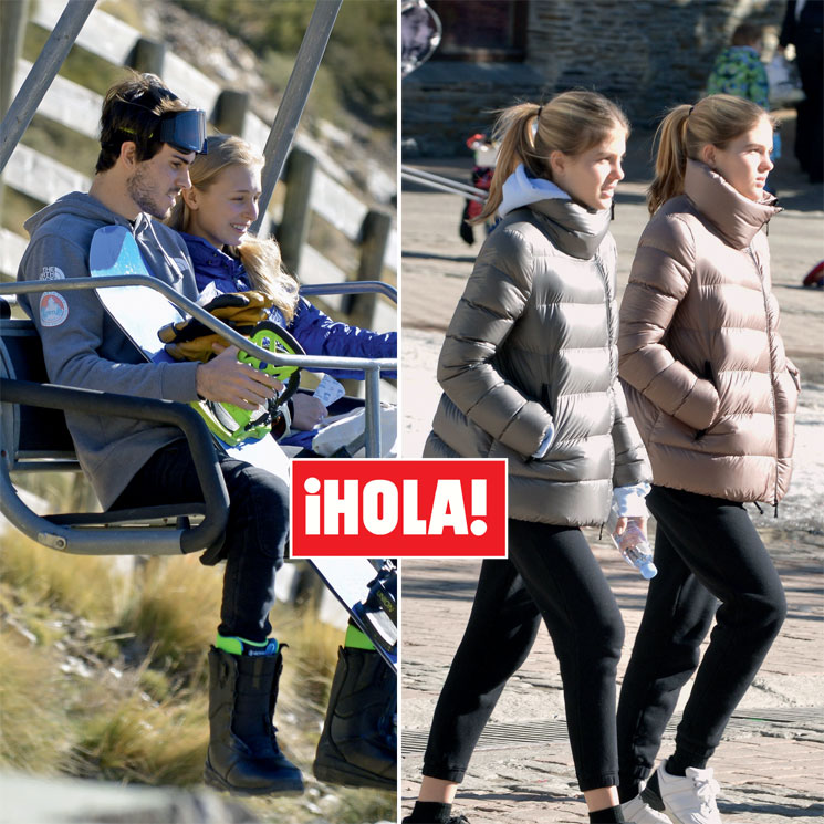 Fotografías exclusivas en ¡HOLA!: los hijos de Julio Iglesias y Miranda, divertidas vacaciones en Sierra Nevada