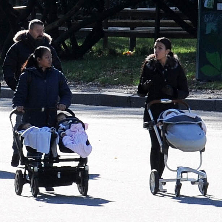 ¿A quién echa de menos Alana Martina en su paseo matutino con Georgina Rodríguez?