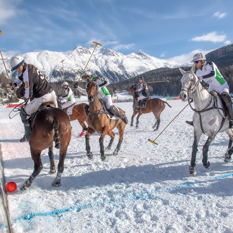 El torneo mundial de 'Snow Polo' vuelve a entusiasmar en el lago helado de Saint Moritz