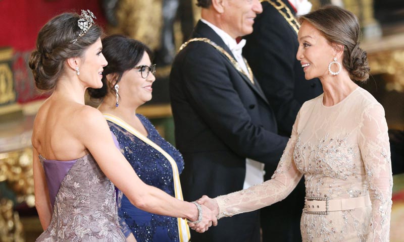 Isabel Preysler y la Reina