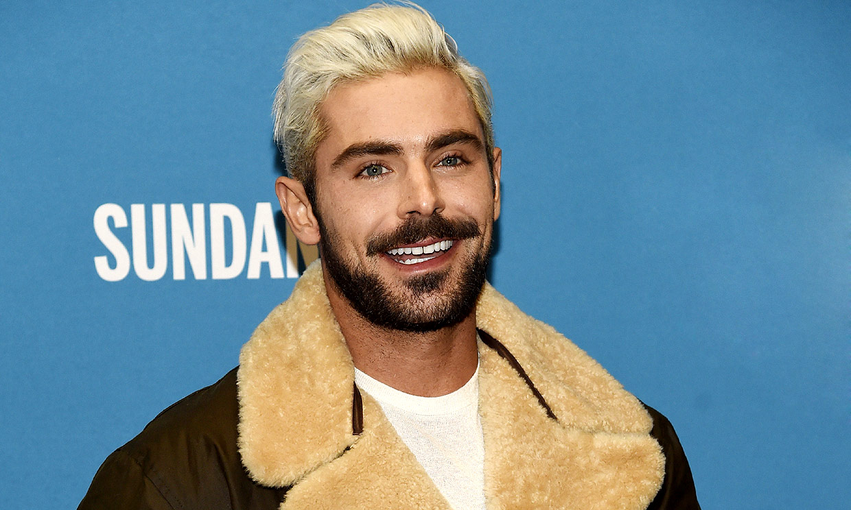 Zac Efron tiene mala pata en la nieve, pero suerte en el amor