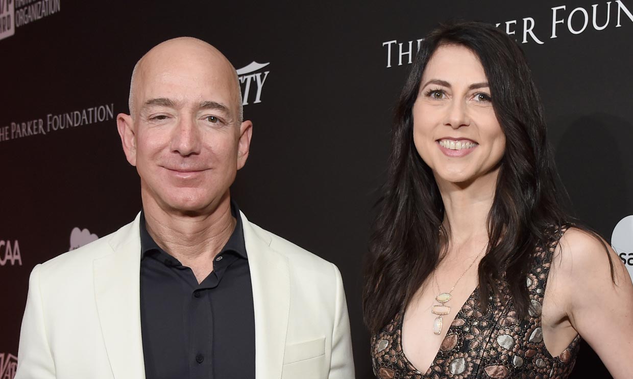 Jeff Bezos y su exmujer MacKenzie Bezos