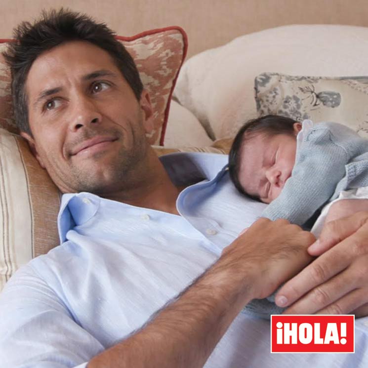 Fernando Verdasco, un papá campeón con su hijo Miguel en ¡HOLA!