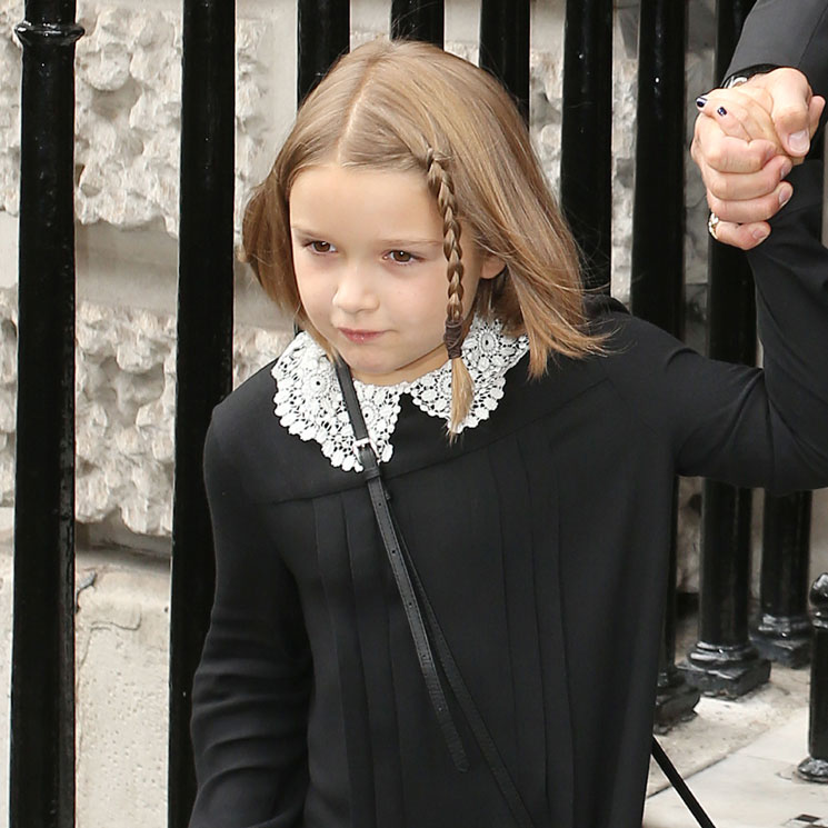 La foto de Harper Beckham con el bebé de Eva Longoria que te va a sacar una sonrisa