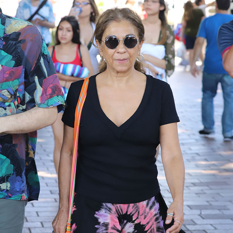 Luciendo figura y de compras por Miami: el descanso de Lolita Flores en su gira americana