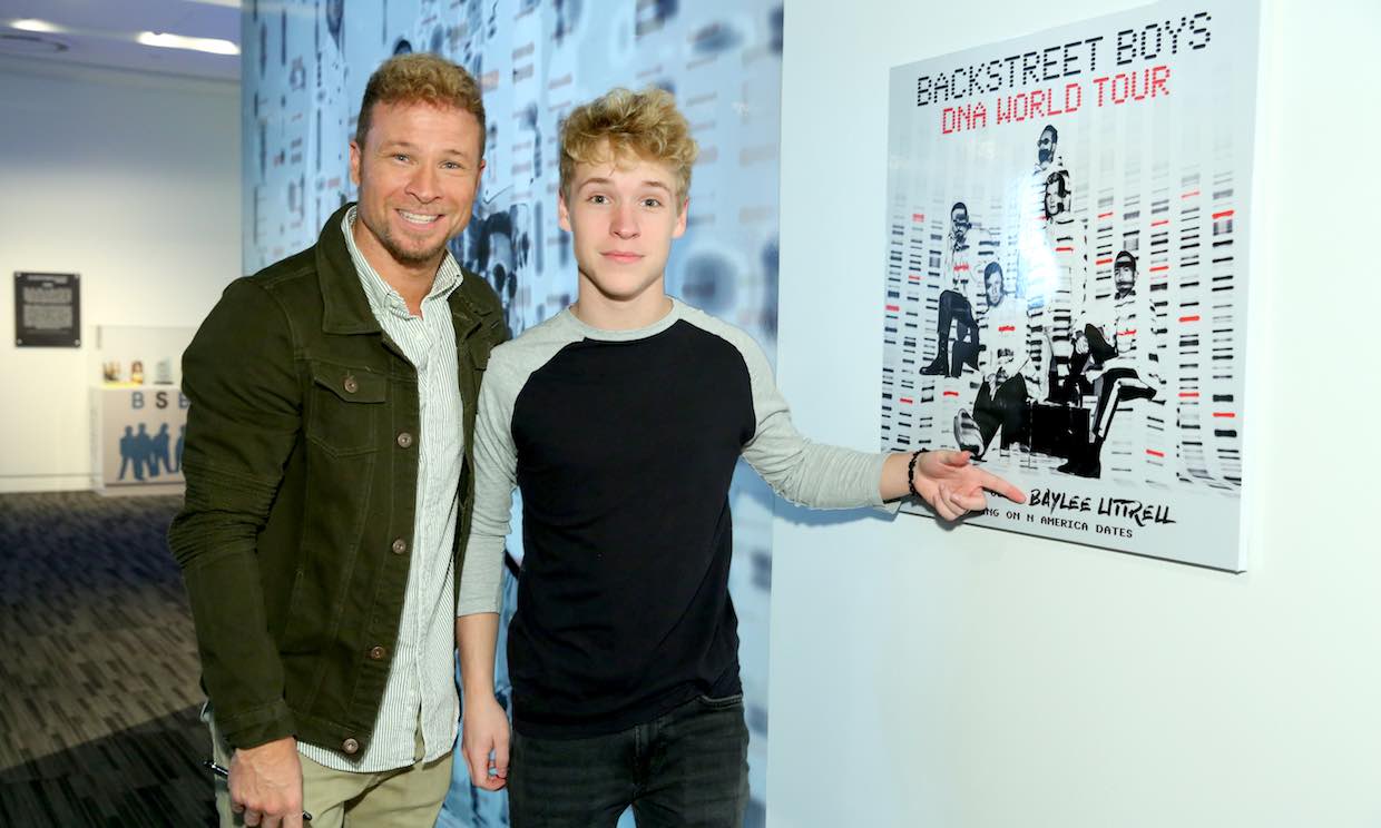 Brian Littrel y Baylee Littrell