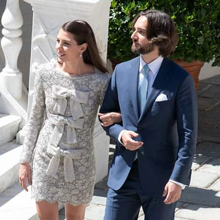 Fotografía oficial de la boda de Carlota Casiraghi y Dimitri Rassam