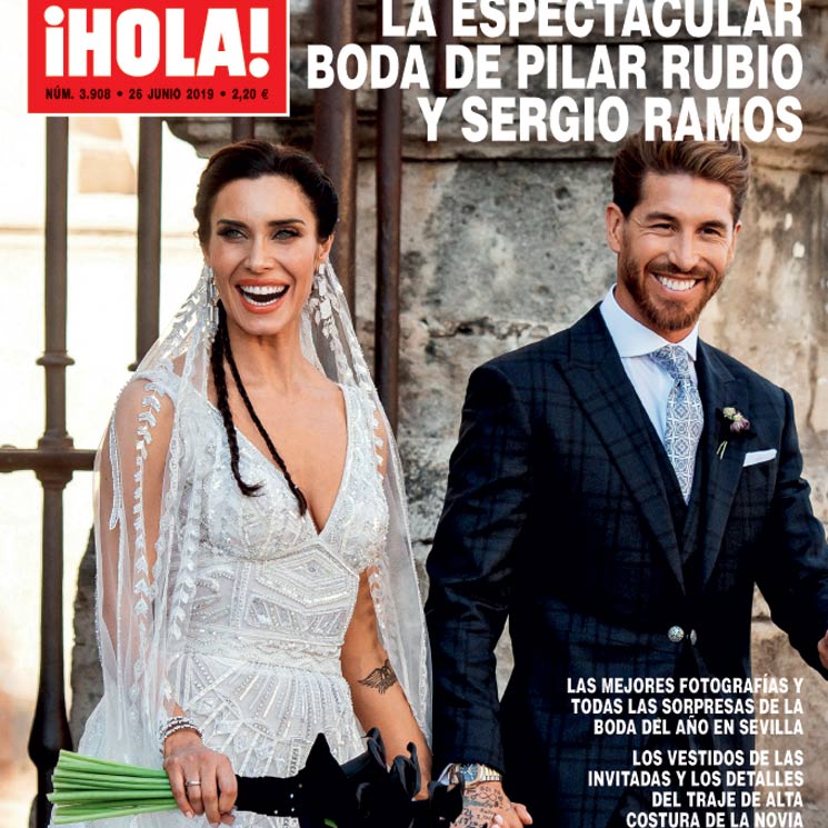 ¡HOLA! adelanta su edición y sale a la venta este lunes con motivo de la boda de Pilar Rubio y Sergio Ramos