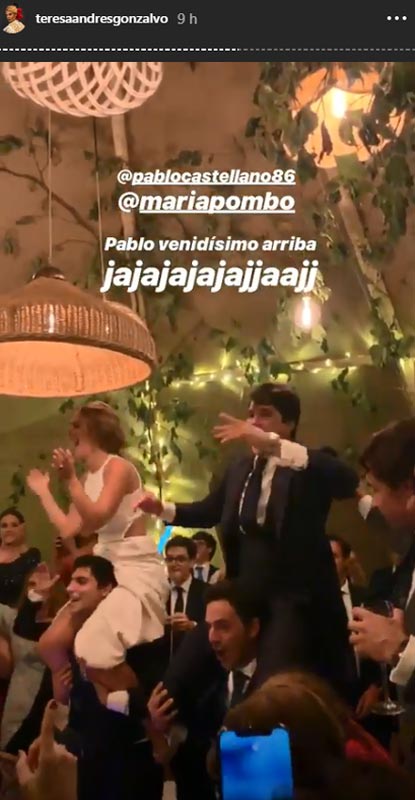 El Inolvidable Fieston De Boda De Maria Pombo Y Pablo Castellano