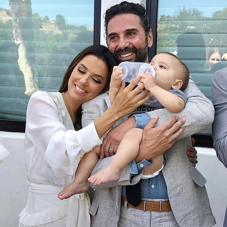 La travesura del hijo de Eva Longoria en su bautizo