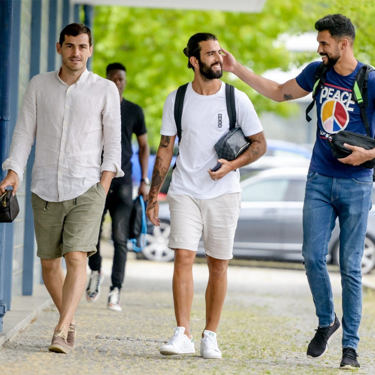 Un ilusionado Iker Casillas vuelve al trabajo con el Oporto dos meses después de su infarto