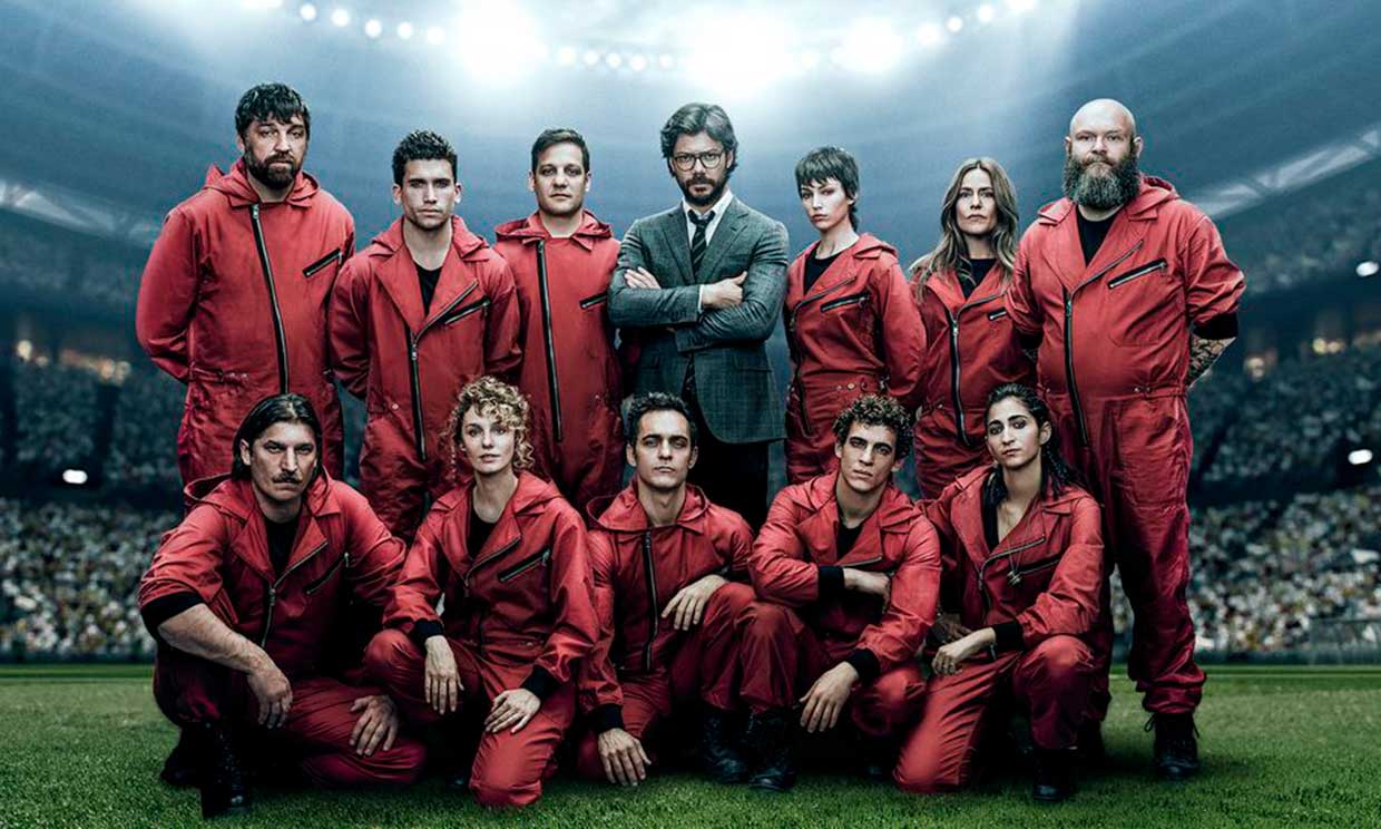 Cartel oficial de La Casa de Papel