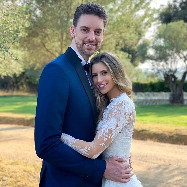 Las románticas imágenes de la boda española de Pau Gasol y Cat McDonnell