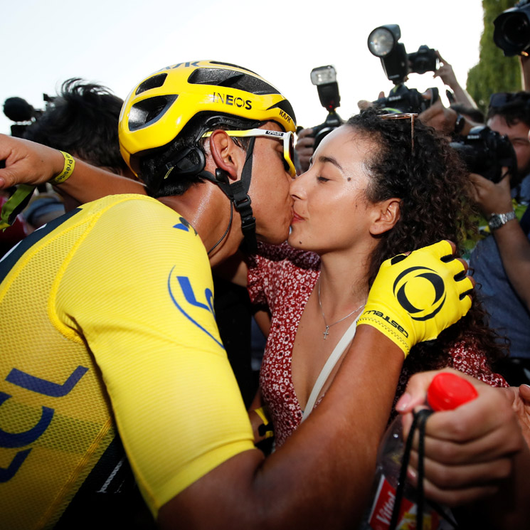 Así es Xiomy Guerrero, el talismán del campeón del tour de Francia, Egan Bernal 