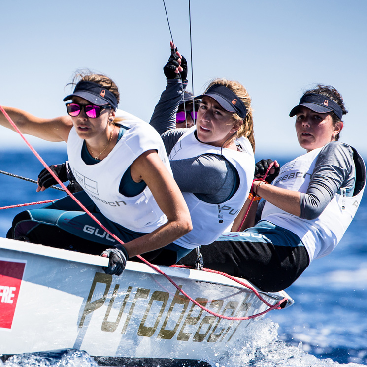 Las mujeres irrumpen con fuerza en la Copa del Rey MAPFRE de Vela